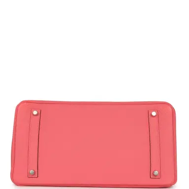 HERMÈS Hermes Birkin 35 Rose Azalee Clemence Palladium Hardware | Thumbnail 6 HERMÈS Hermes Birkin 35 Rose Azalee Clemence Palladium Hardware | Thumbnail 6