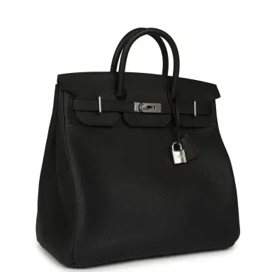 HERMÈS Hermes HAC Birkin 40 Black Togo Palladium Hardware | Thumbnail 2 HERMÈS Hermes HAC Birkin 40 Black Togo Palladium Hardware | Thumbnail 2