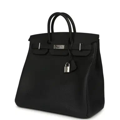 HERMÈS Hermes HAC Birkin 40 Black Togo Palladium Hardware | Thumbnail 5 HERMÈS Hermes HAC Birkin 40 Black Togo Palladium Hardware | Thumbnail 5