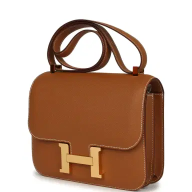 HERMÈS Pre-owned Hermes Constance 24 Gold Epsom Gold Hardware | Thumbnail 3