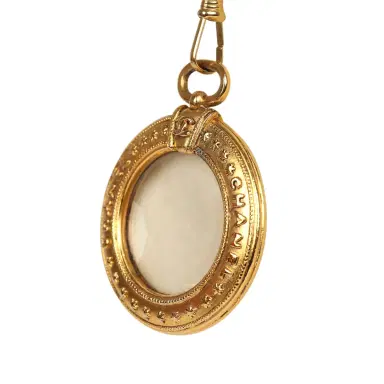 Chanel Vintage Chanel 24K Gold Plated Long Loupe Pendant Necklace | Thumbnail 5 Chanel Vintage Chanel 24K Gold Plated Long Loupe Pendant Necklace | Thumbnail 5
