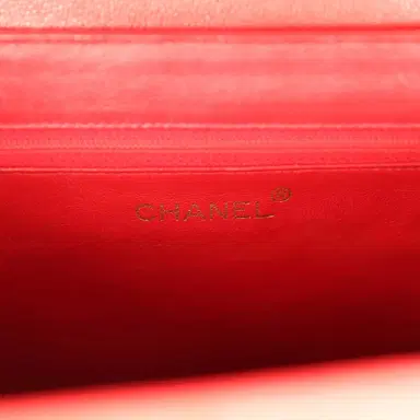 Chanel Vintage Chanel Large Kelly Red Caviar Gold Hardware | Thumbnail 8 Chanel Vintage Chanel Large Kelly Red Caviar Gold Hardware | Thumbnail 8