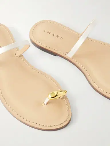 AMANU The Kibera Embellished Satin Sandals | Thumbnail 5 AMANU The Kibera Embellished Satin Sandals | Thumbnail 5