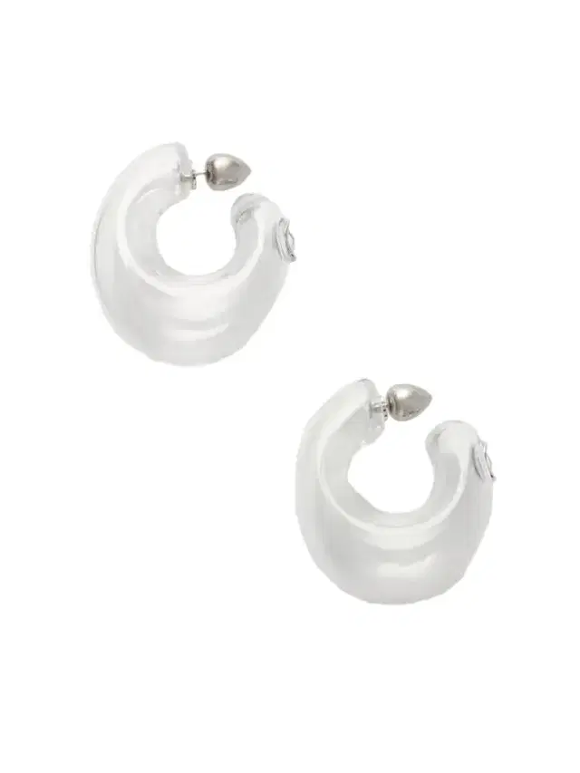 Alaïa Glass Hoop Earrings