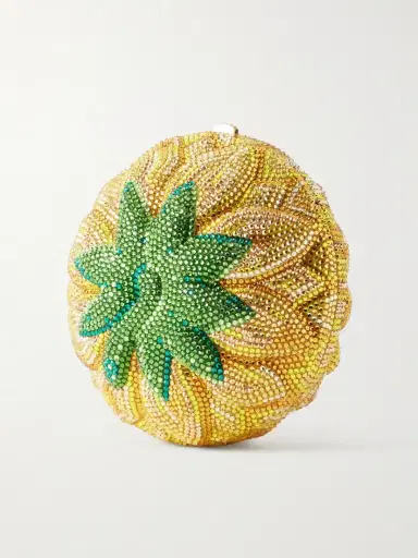Judith Leiber Couture Sunflower Crystal-embellished Gold-tone Clutch | Thumbnail 4 Judith Leiber Couture Sunflower Crystal-embellished Gold-tone Clutch | Thumbnail 4