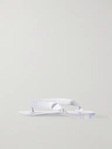 Alaïa Invisible Jelly Satin-trimmed Sandals | Thumbnail 3