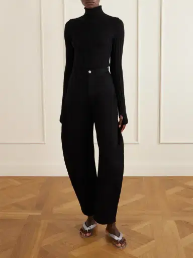 Alaïa Invisible Jelly Satin-trimmed Sandals | Thumbnail 4