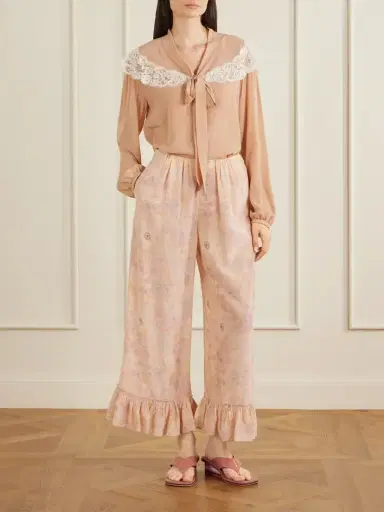 Chloé Georgette Silk Blouse | Thumbnail 2