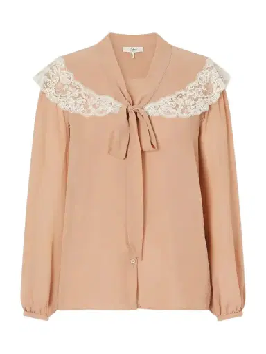 Chloé Georgette Silk Blouse | Thumbnail 1