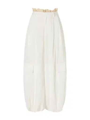 Sea Lisette Lace-trimmed Shell Balloon Pants | Thumbnail 1 Sea Lisette Lace-trimmed Shell Balloon Pants | Thumbnail 1
