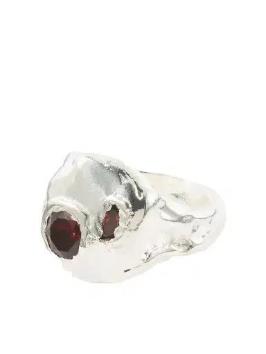Simuero Coco Sterling Silver And Garnet Ring | Thumbnail 1