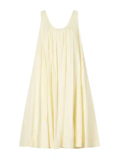 Brandon Maxwell The Lennox Pleated Stretch-cotton Poplin Midi Dress | Thumbnail 1 Brandon Maxwell The Lennox Pleated Stretch-cotton Poplin Midi Dress | Thumbnail 1