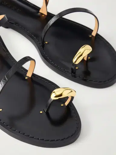 AMANU The Marrakech Embellished Leather Flats | Thumbnail 5 AMANU The Marrakech Embellished Leather Flats | Thumbnail 5