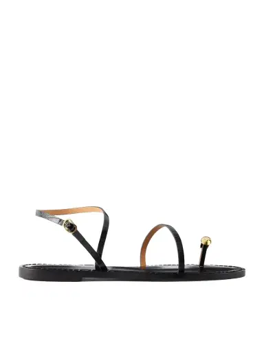 AMANU The Marrakech Embellished Leather Flats | Thumbnail 1 AMANU The Marrakech Embellished Leather Flats | Thumbnail 1