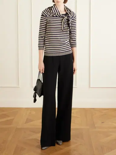 Max Mara Crepe Wide-leg Pants | Thumbnail 2 Max Mara Crepe Wide-leg Pants | Thumbnail 2