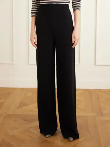 Max Mara Crepe Wide-leg Pants | Thumbnail 3 Max Mara Crepe Wide-leg Pants | Thumbnail 3