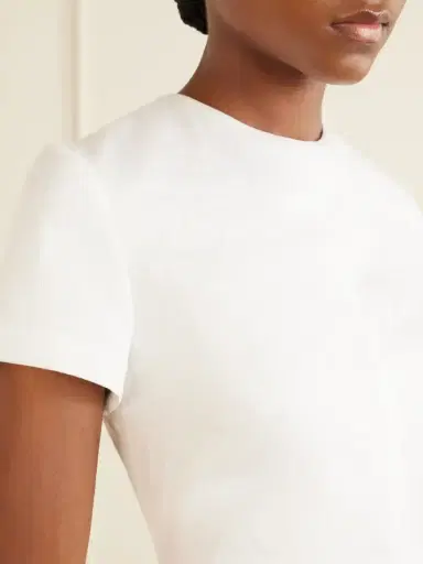 Brandon Maxwell The Ridley Linen-blend Midi Dress | Thumbnail 4 Brandon Maxwell The Ridley Linen-blend Midi Dress | Thumbnail 4