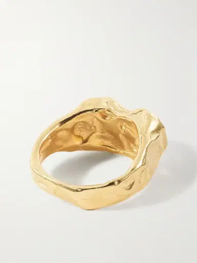 Simuero Buzo Gold-plated Sterling Silver Topaz And Cubic Zirconia Ring | Thumbnail 4