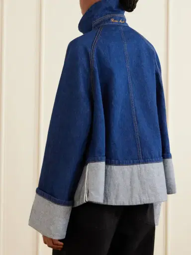 Brandon Maxwell The Wells Denim Jacket | Thumbnail 3