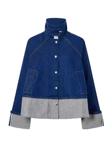 Brandon Maxwell The Wells Denim Jacket | Thumbnail 1