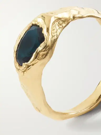 Simuero Faro Formentor Gold-plated Sterling Silver And Cubic Zirconia Ring | Thumbnail 4 Simuero Faro Formentor Gold-plated Sterling Silver And Cubic Zirconia Ring | Thumbnail 4