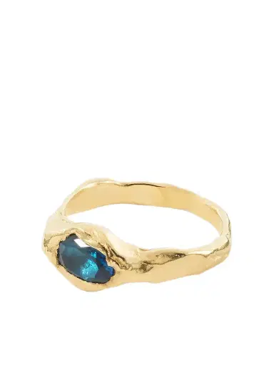 Simuero Faro Formentor Gold-plated Sterling Silver And Cubic Zirconia Ring | Thumbnail 1 Simuero Faro Formentor Gold-plated Sterling Silver And Cubic Zirconia Ring | Thumbnail 1