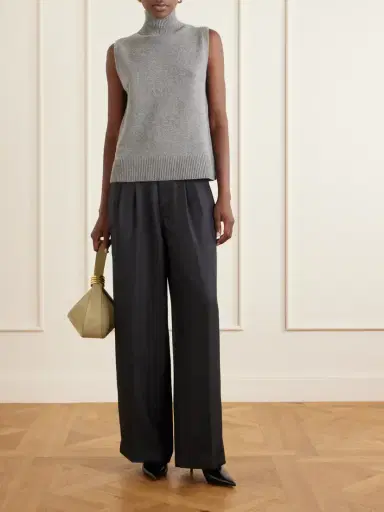Brandon Maxwell The Bruno Wool And Cashmere-blend Turtleneck Tank | Thumbnail 2