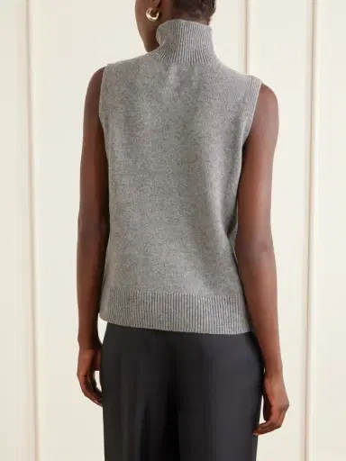 Brandon Maxwell The Bruno Wool And Cashmere-blend Turtleneck Tank | Thumbnail 4