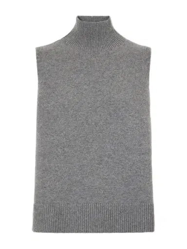 Brandon Maxwell The Bruno Wool And Cashmere-blend Turtleneck Tank | Thumbnail 1