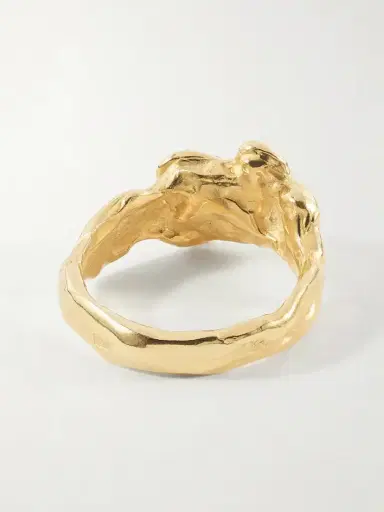 Simuero Ola Gold-plated Sterling Silver And Smoky Quartz Ring | Thumbnail 4 Simuero Ola Gold-plated Sterling Silver And Smoky Quartz Ring | Thumbnail 4
