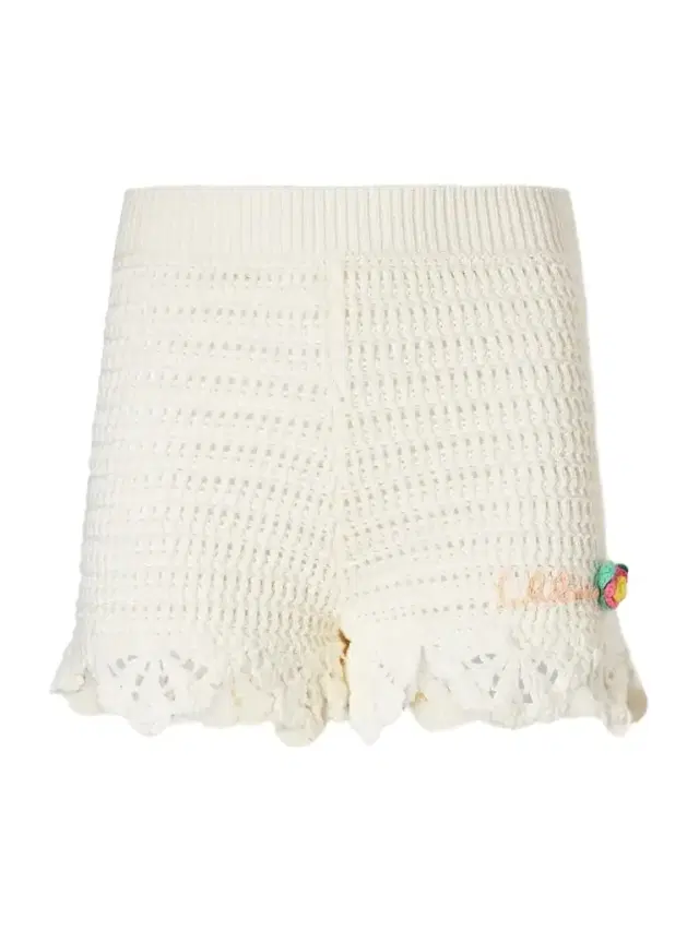 Chloé Appliquéd Crocheted Cotton Shorts