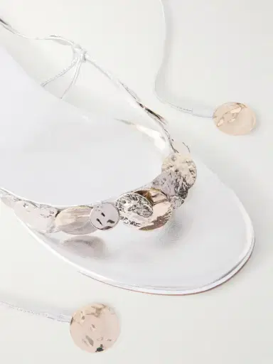 Aquazzura Florin Embellished Leather Thong Sandals | Thumbnail 5 Aquazzura Florin Embellished Leather Thong Sandals | Thumbnail 5