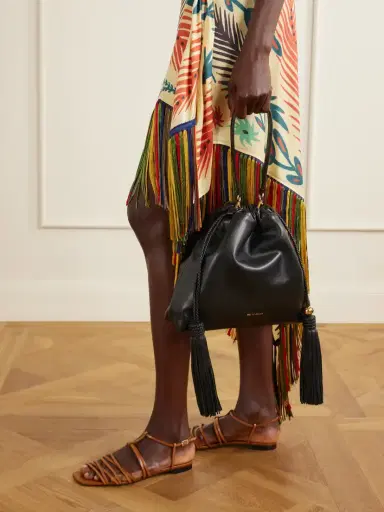 Etro Kalispera Tasseled Leather Shoulder Bag | Thumbnail 2