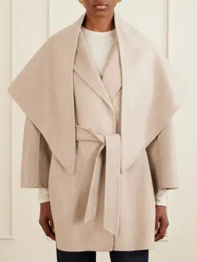 Max Mara Belted Scarf-detailed Cashmere Coat | Thumbnail 3