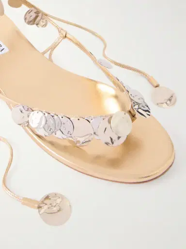 Aquazzura Florin Embellished Leather Thong Sandals | Thumbnail 5 Aquazzura Florin Embellished Leather Thong Sandals | Thumbnail 5