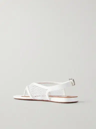 Alaïa Fishnet Flat Sandals | Thumbnail 3 Alaïa Fishnet Flat Sandals | Thumbnail 3