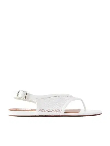 Alaïa Fishnet Flat Sandals | Thumbnail 1 Alaïa Fishnet Flat Sandals | Thumbnail 1