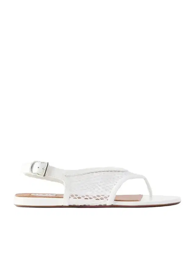 Alaïa Fishnet Flat Sandals