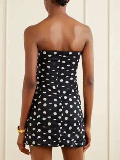 Charo Ruiz Rocio Ruffled Polka-dot Cotton-blend Voile Mini Dress | Thumbnail 3 Charo Ruiz Rocio Ruffled Polka-dot Cotton-blend Voile Mini Dress | Thumbnail 3