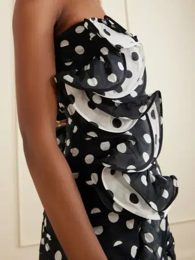 Charo Ruiz Rocio Ruffled Polka-dot Cotton-blend Voile Mini Dress | Thumbnail 4 Charo Ruiz Rocio Ruffled Polka-dot Cotton-blend Voile Mini Dress | Thumbnail 4
