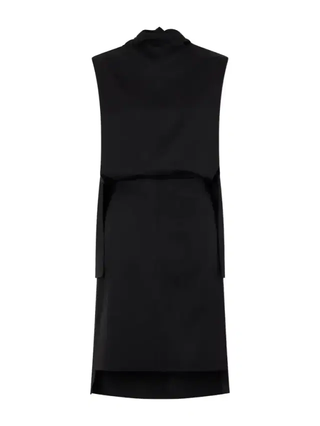 The Noa Gathered Wool-twill Turtleneck Mini Dress