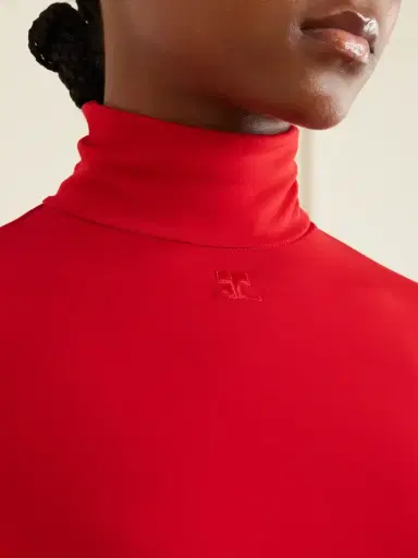 Courrèges Jersey Rollneck Top | Thumbnail 5 Courrèges Jersey Rollneck Top | Thumbnail 5