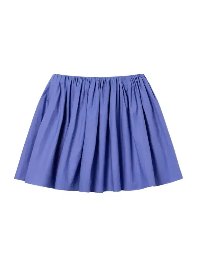 The Hadley Gathered Cotton-blend Poplin Mini Skirt