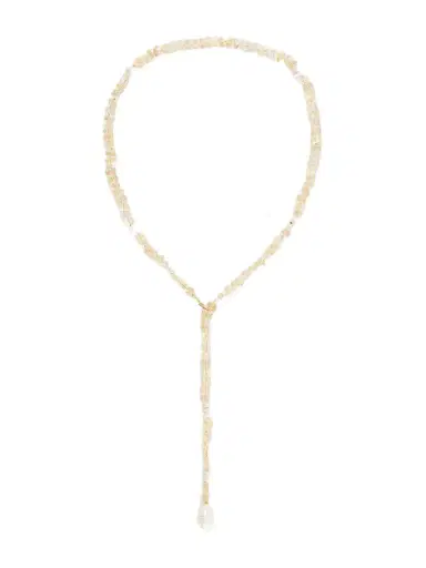 Loren Stewart Solstice Sautoir 14-karat Gold, Pearl And Citrine Beaded Necklace | Thumbnail 1