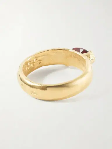 Simuero Enero Gold-plated Sterling Silver And Garnet Ring | Thumbnail 4 Simuero Enero Gold-plated Sterling Silver And Garnet Ring | Thumbnail 4