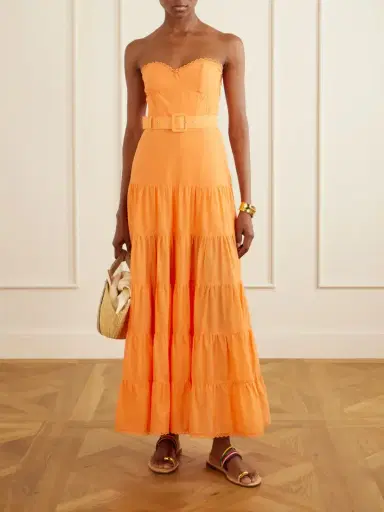 Charo Ruiz Danny Guipure Lace-trimmed Cotton-blend Voile Midi Dress | Thumbnail 2
