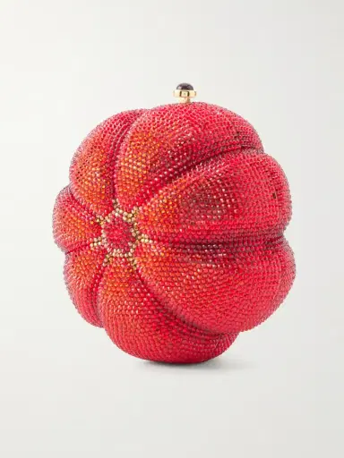 Judith Leiber Couture Tomato Crystal-embellished Gold-tone Clutch | Thumbnail 4 Judith Leiber Couture Tomato Crystal-embellished Gold-tone Clutch | Thumbnail 4