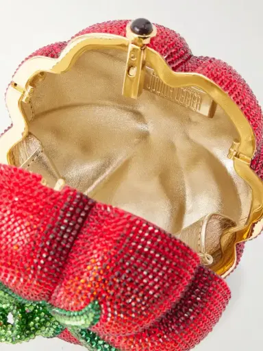 Judith Leiber Couture Tomato Crystal-embellished Gold-tone Clutch | Thumbnail 6 Judith Leiber Couture Tomato Crystal-embellished Gold-tone Clutch | Thumbnail 6