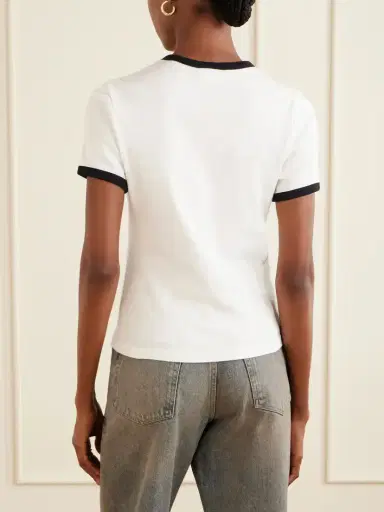 Courrèges Cotton-jersey T-shirt | Thumbnail 4 Courrèges Cotton-jersey T-shirt | Thumbnail 4