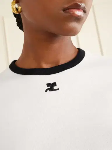 Courrèges Cotton-jersey T-shirt | Thumbnail 5 Courrèges Cotton-jersey T-shirt | Thumbnail 5